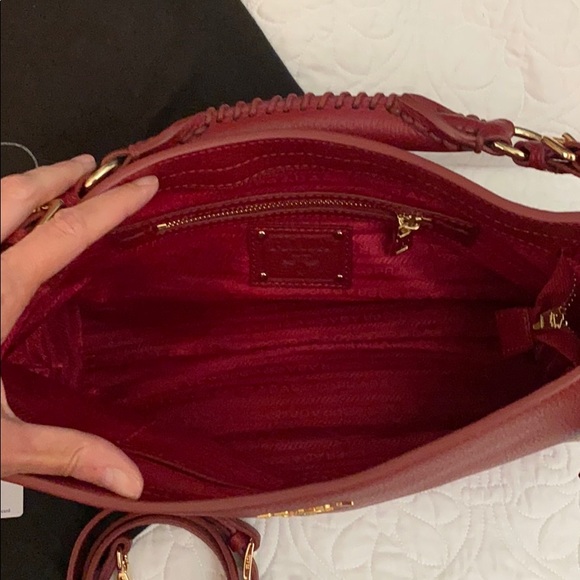 Red Satchel Bag - Picture 2 of 6